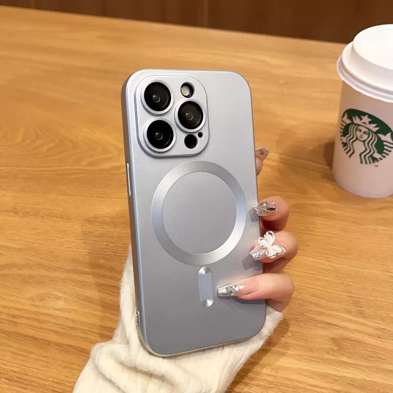Funda Mate de Lujo para Carga Inalámbrica Magnética