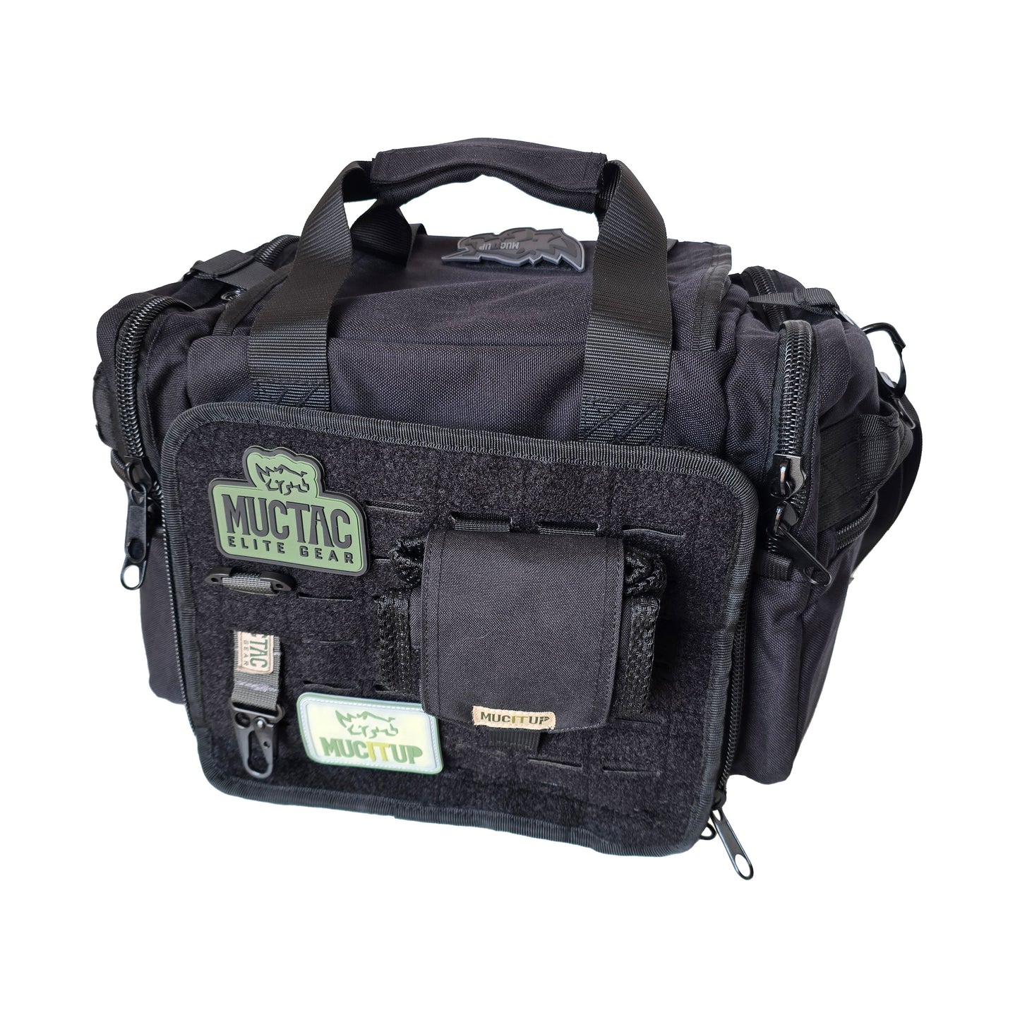 MUCTAC Elite Range Bag - Tactical Gear Organizer with MOLLE Panel