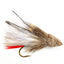 Premium White Marabou Muddler Minnow Streamer Flies - Set of 4 for Hook Size 8 - Korvel