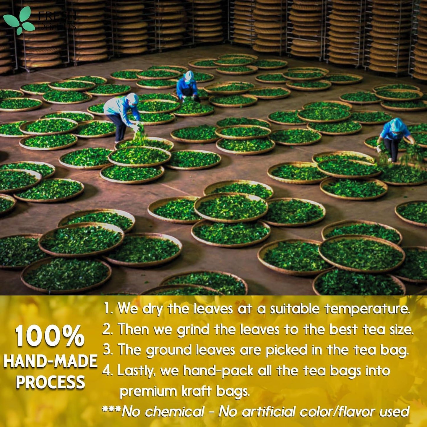 Premium Mullein Leaf Tea Bags - 100% Natural & Pure