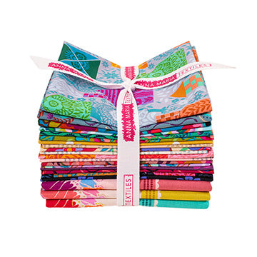 Multi-Colour Overdressed Fat Quarters Bundle