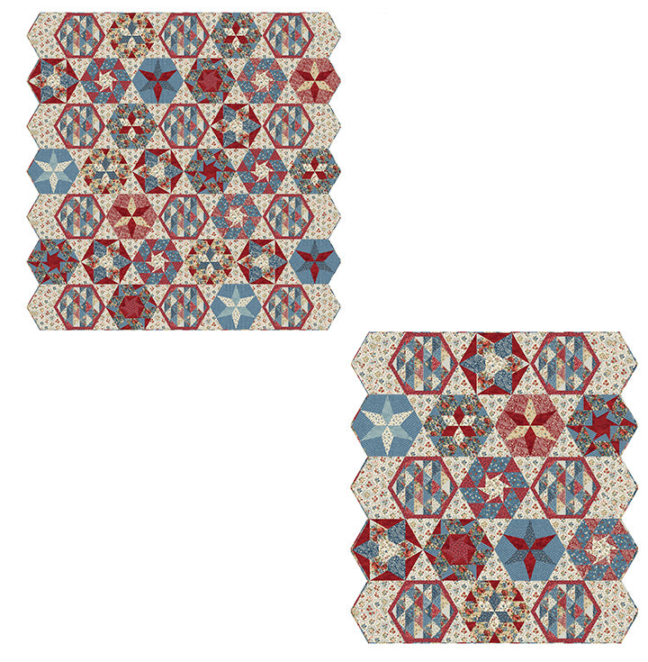 Tela Wideback de Pentágono Multicolor PTN3553 por Yarda