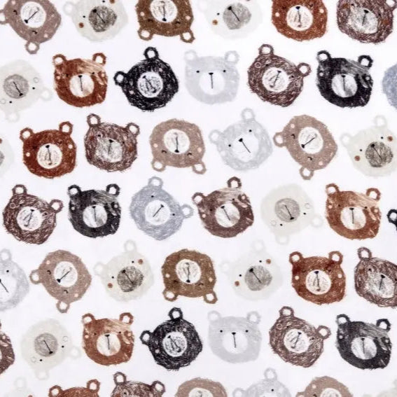 Tissu Multi Cozy Cubs Cloud Cuddle au mètre