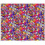 Tela de algodón de fondo ancho Multi Floral Kaleidoscope por yarda