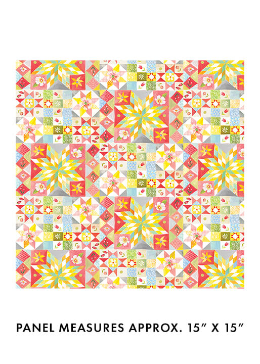 Panneau en verre teinté A Prairie Heart - 15" x 15"