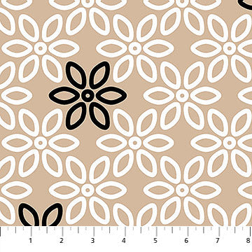 Tissu en coton Multi Hexagonal Soho - 44"/45" par yard