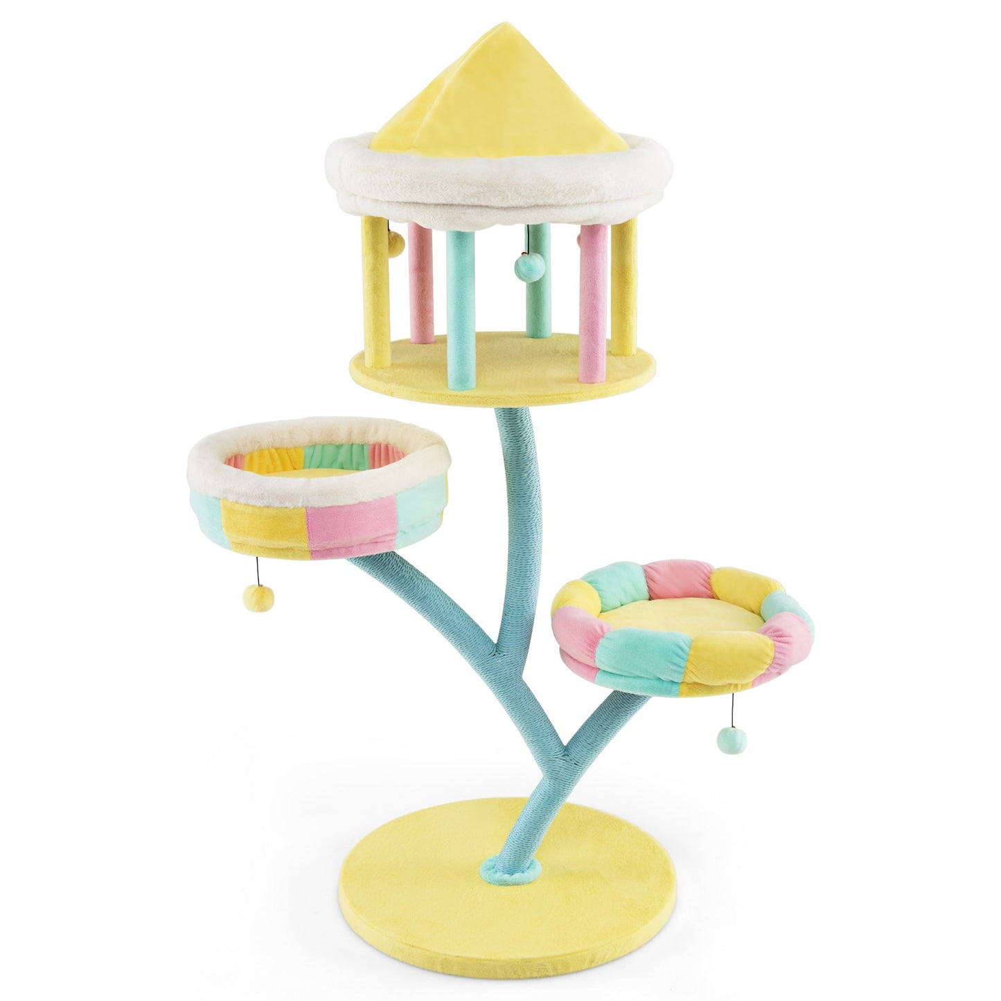 Premium Multi-Layer Cat Tree with Removable Perches