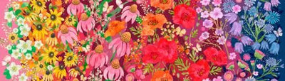 Multi Superbloom Jewel Cotton Fabric - 44"/45" Per Yard