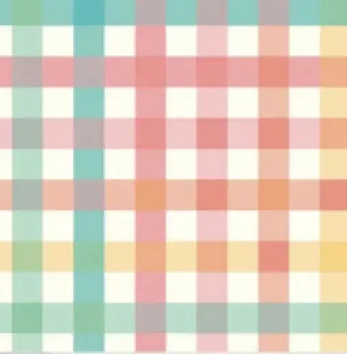 Multi Wideback Gingham Cottage Checked Fabric - Per Yard