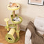 Torre para Gatos Multi-nivel Independiente con Condominio de Aguacate