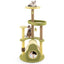 Torre para Gatos Multi-nivel Independiente con Condominio de Aguacate