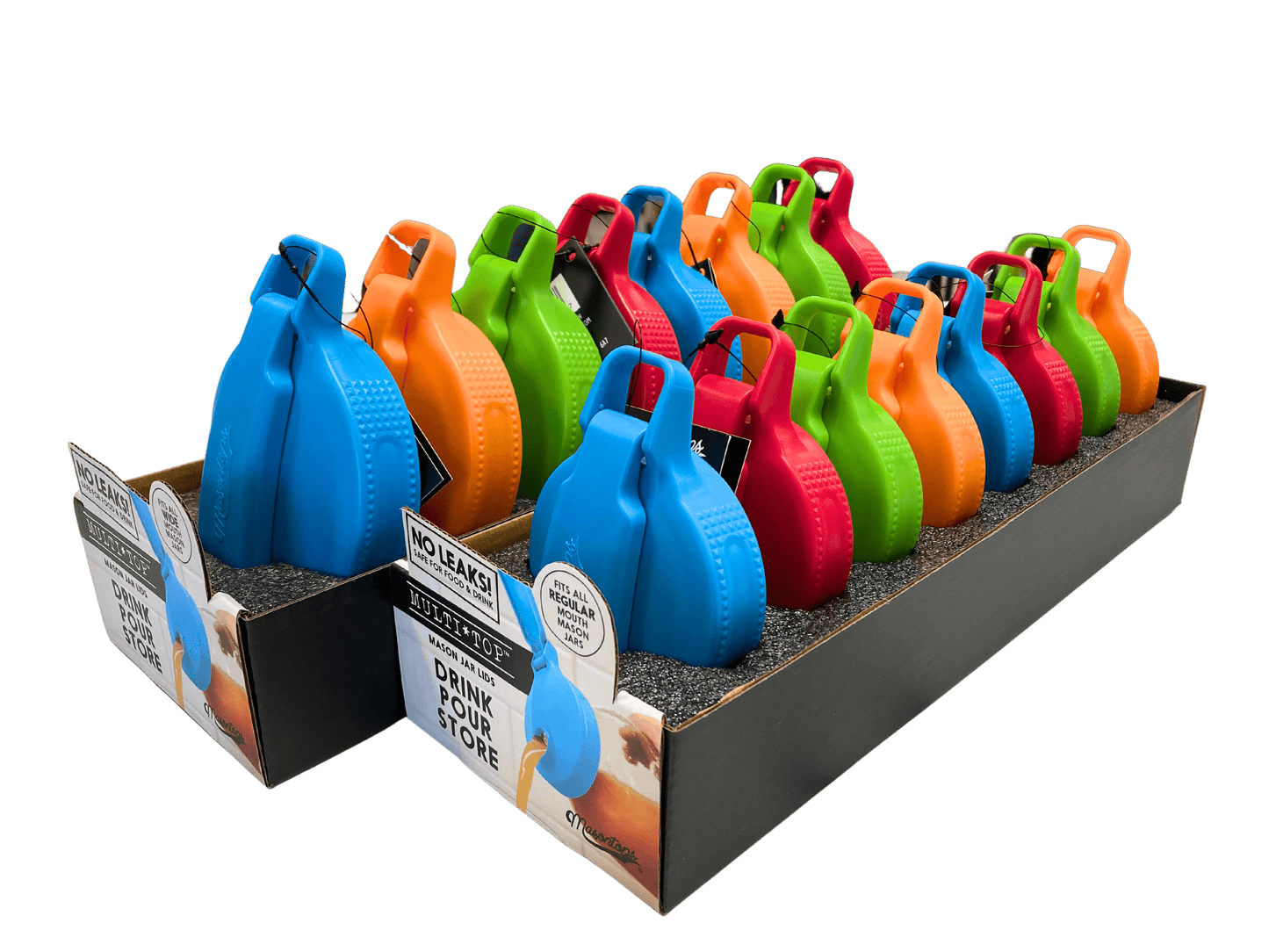 Versatile Mason Jar Multi Tops - Assorted Colors - Korvel