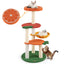 Multi-level Cat Tree Activity Center with Fruit Platforms