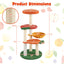 Multi-level Cat Tree Activity Center with Fruit Platforms