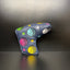 Funda para pelota de golf con estrellas multicolor vibrantes