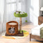 Multifunctional Cat Tree with Scratching Posts & Top Perch - Brown