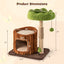 Multifunctional Cat Tree with Scratching Posts & Top Perch - Brown