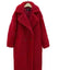Manteau Long en Cachemire d'Agneau pour l'Hiver