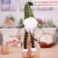 Muñeco de Navidad Gnomo Sin Rostro - Decoración Navideña Caprichosa