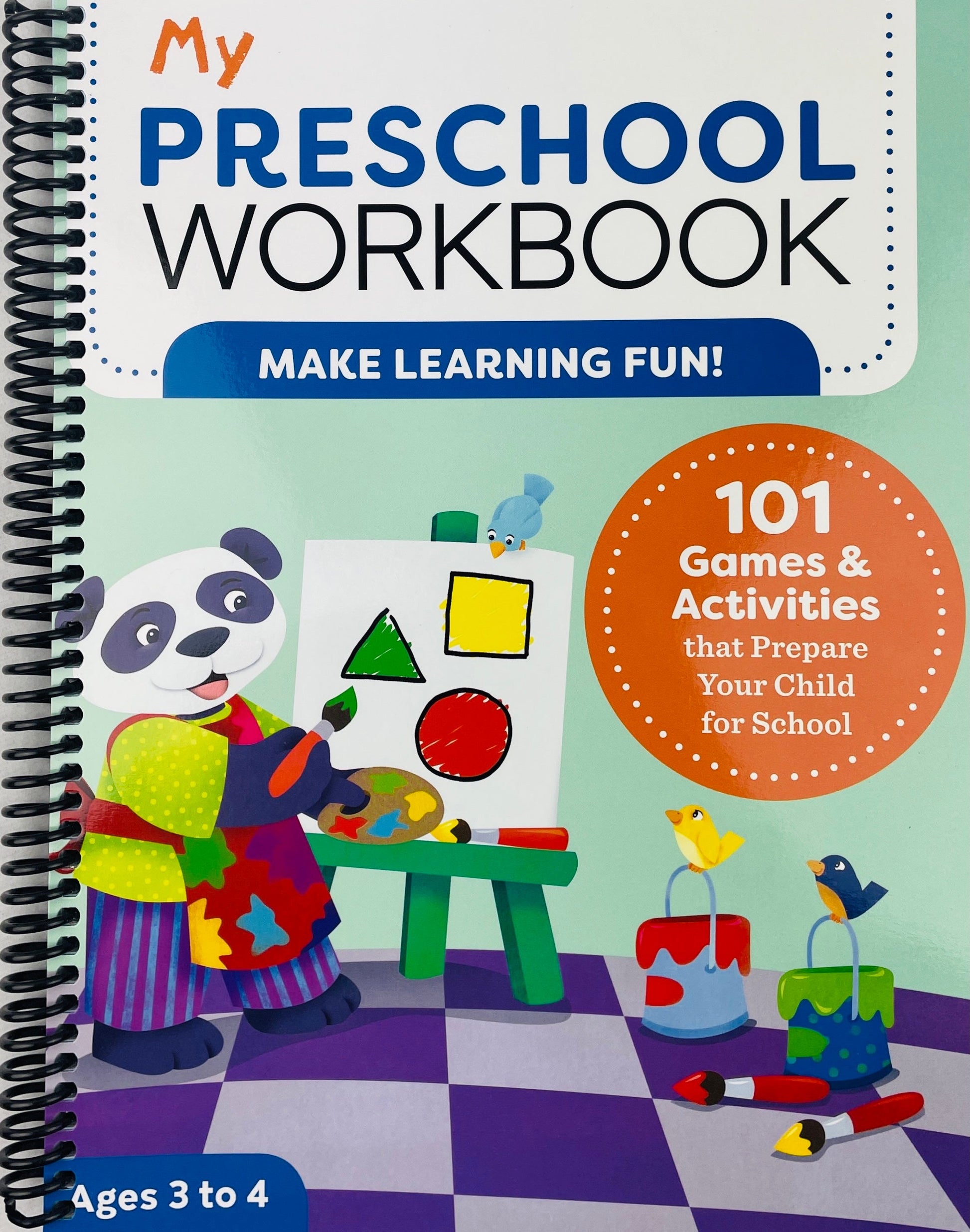 Essential Preschool Workbook: 101 Engaging Activities for Early Learners (Spiral Bound) - Korvel