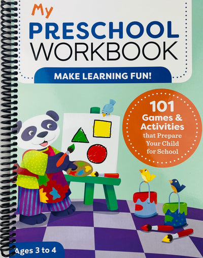 Essential Preschool Workbook: 101 Engaging Activities for Early Learners (Spiral Bound) - Korvel