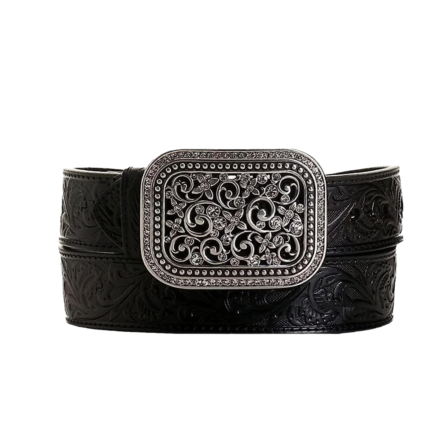 Black Floral Belt | Ariat Womens - Korvel