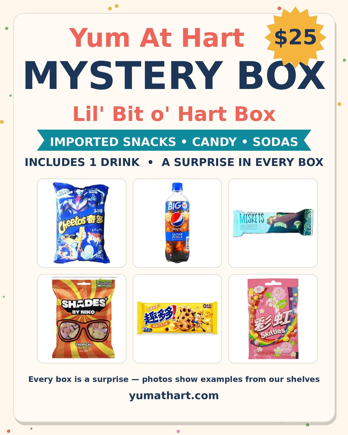 Mystery Box – Lil’ Bit o’ Hart Box – Mini Surprise Gift Collection