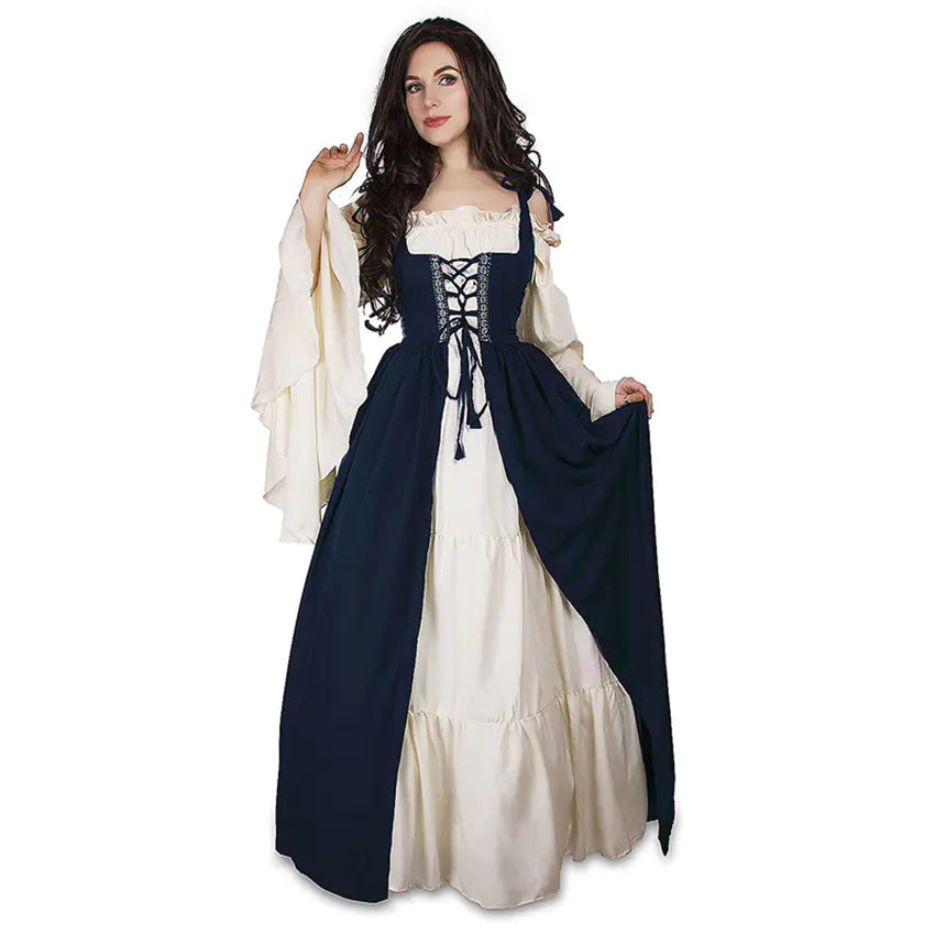 Robe de Costume Médiévale Élégante pour Événements Féminins