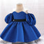 Vestido de Bautizo con Mangas Abullonadas para Niñas en Ocasiones Especiales