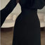 Elegant Long Sleeve Split Dress for Women