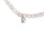 Collier en perles de lune en argent sterling avec accent en diamant