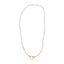 18K Yellow Gold Vermeil Pearl Strand Infinity Necklace