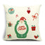Housses de coussin de Noël festives pour la décoration des fêtes