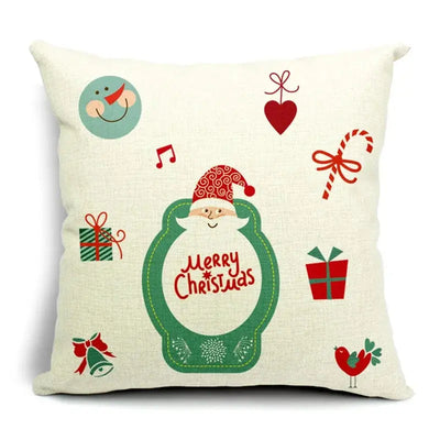 Housses de coussin de Noël festives pour la décoration des fêtes