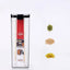 Bocal de rangement carré en plastique transparent pour cuisine