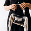 Bolso Cruzado Transparente con Flecos