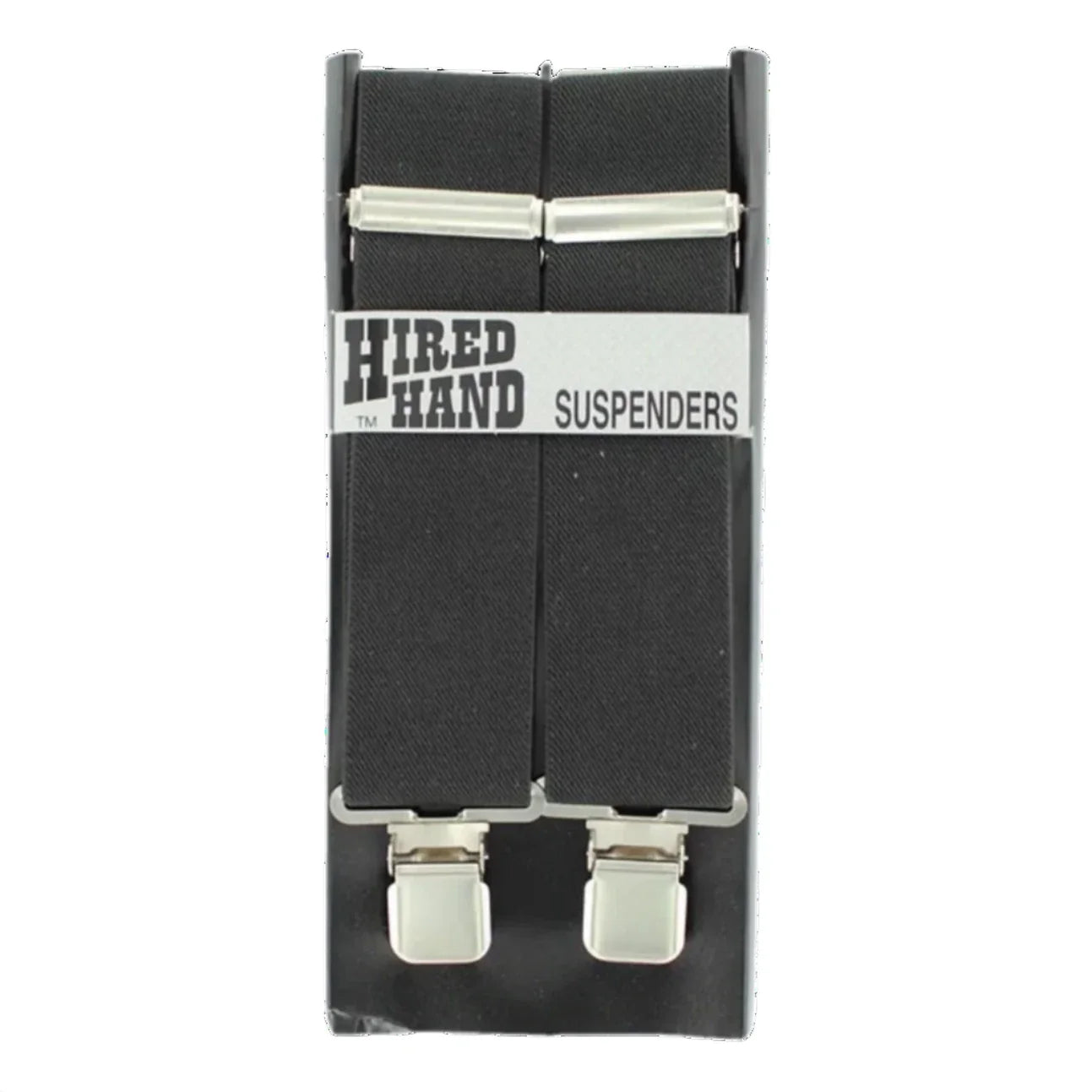 Premium Black Elastic Suspenders for Men - Korvel