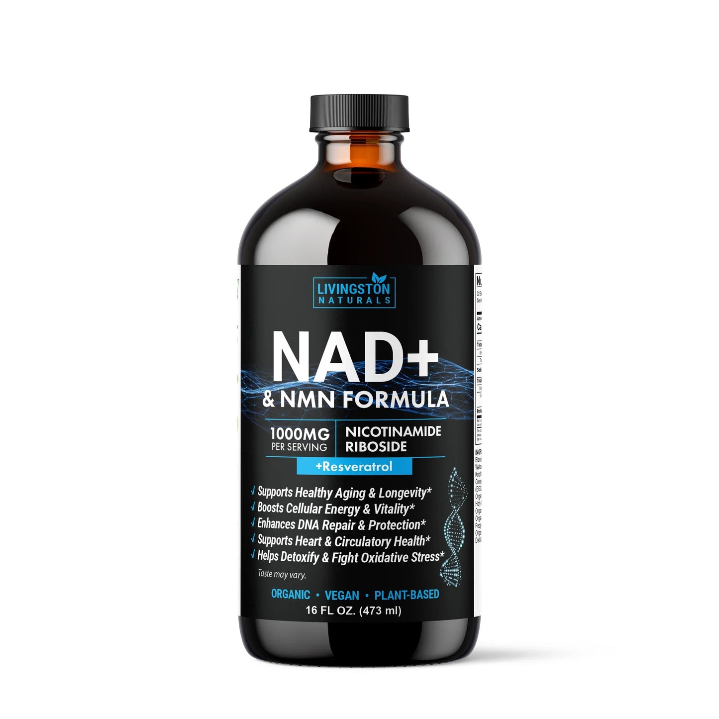 Formule Organique de Vitalité Cellulaire NAD+ & NMN