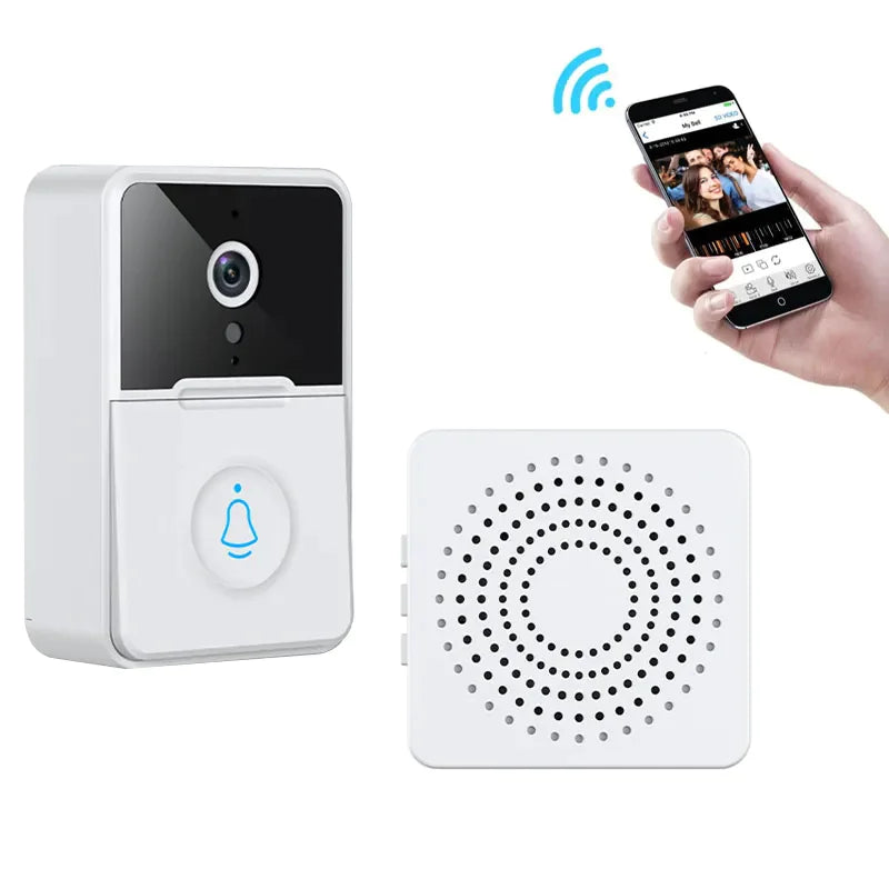 Wireless Smart WiFi Doorbell with Video Intercom