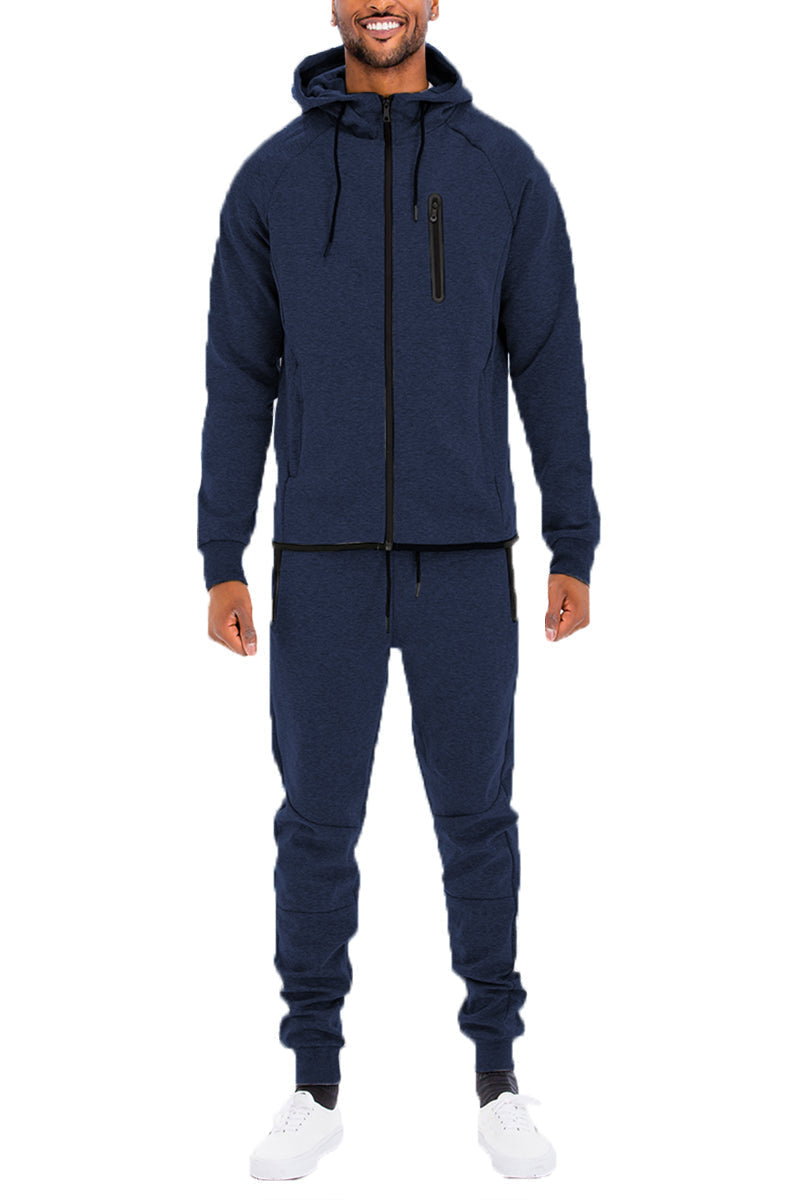 Conjunto de Sudadera Sólido Dinámico