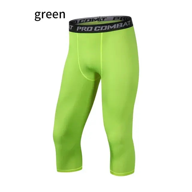 Collants 3/4 de gym pour hommes pour une performance active
