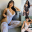 Body de Encaje Elegante para Mujeres - Ropa de Noche Talla Grande