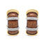 18K Gold Flash Plated Sterling Silver Huggie Hoop Earrings with Diamonds