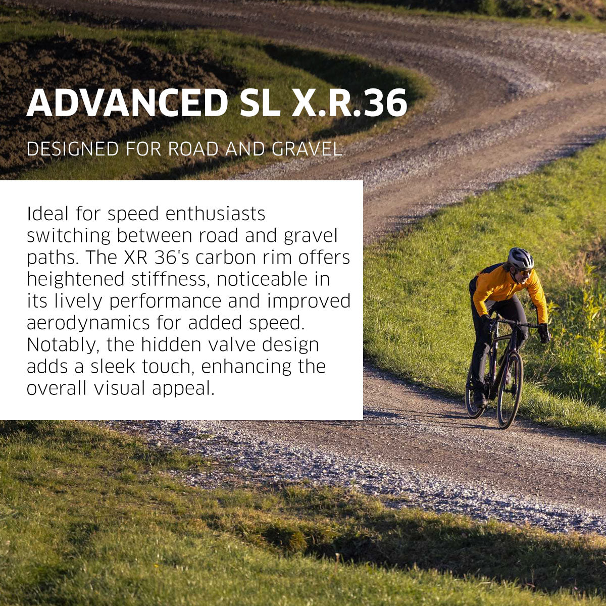 Roues avant NEWMEN Advanced SL X.R.36 pour le cyclisme sur gravier