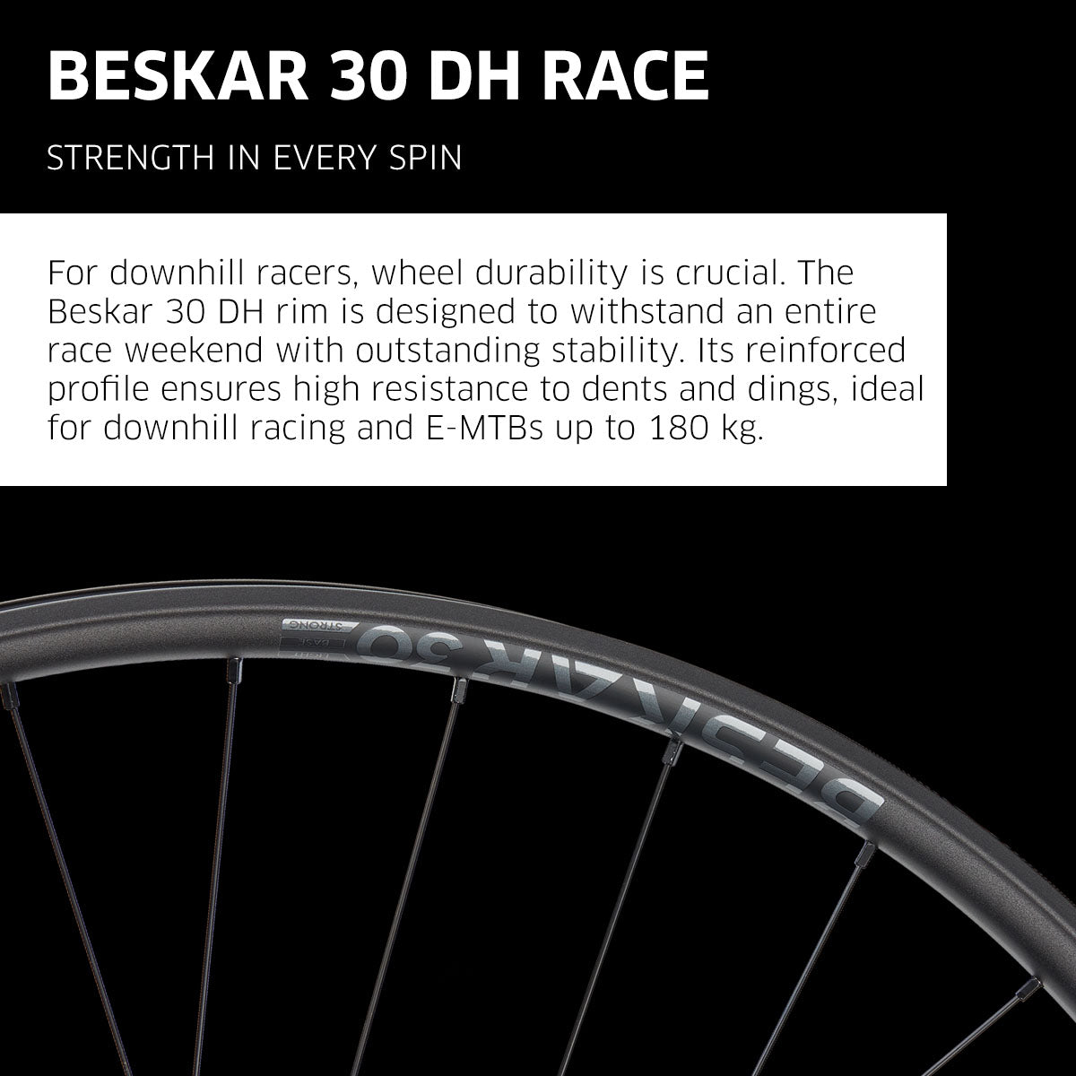 Roues NEWMEN Beskar 30 DH - Performance de Descente Premium