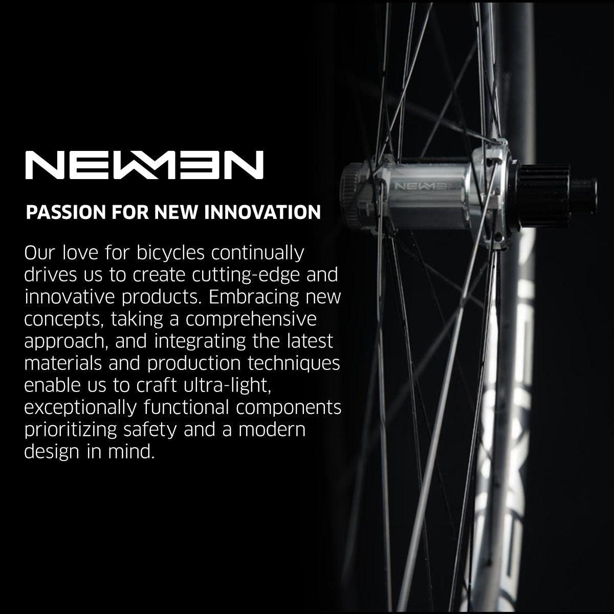 NEWMEN STREEM Allround VONOA Front Wheel for Road Cycling
