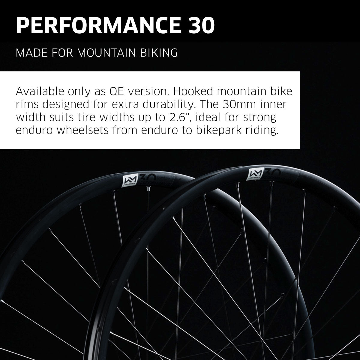 NEWMEN Rear Wheel - Performance 30 base 29" 28h FADE SP 6B 12x148 XD - Trail - Korvel