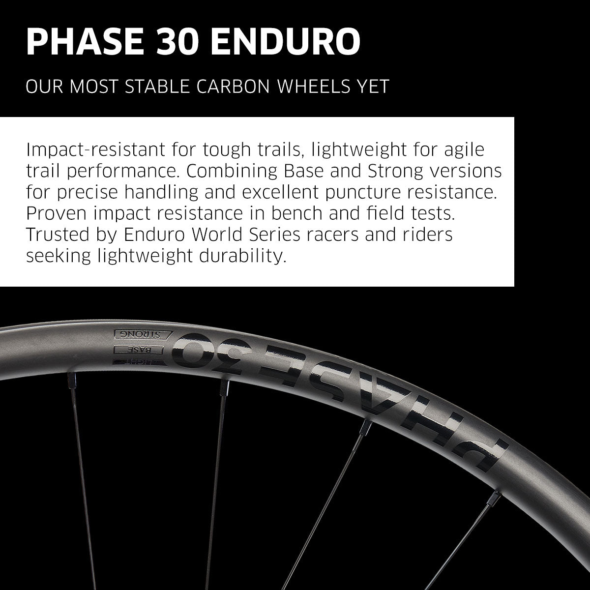 Rueda Trasera NEWMEN Phase 30 Strong 29" - Rendimiento Enduro