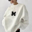 Sudadera de felpa oversized MEXZT Y2K – Sudadera casual para mujer