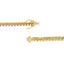 Collier en chaîne cubaine de Miami classique en or jaune 14K semi-solide - 22 pouces